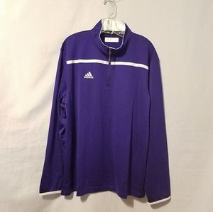 Adidas Men's zip knit sweater